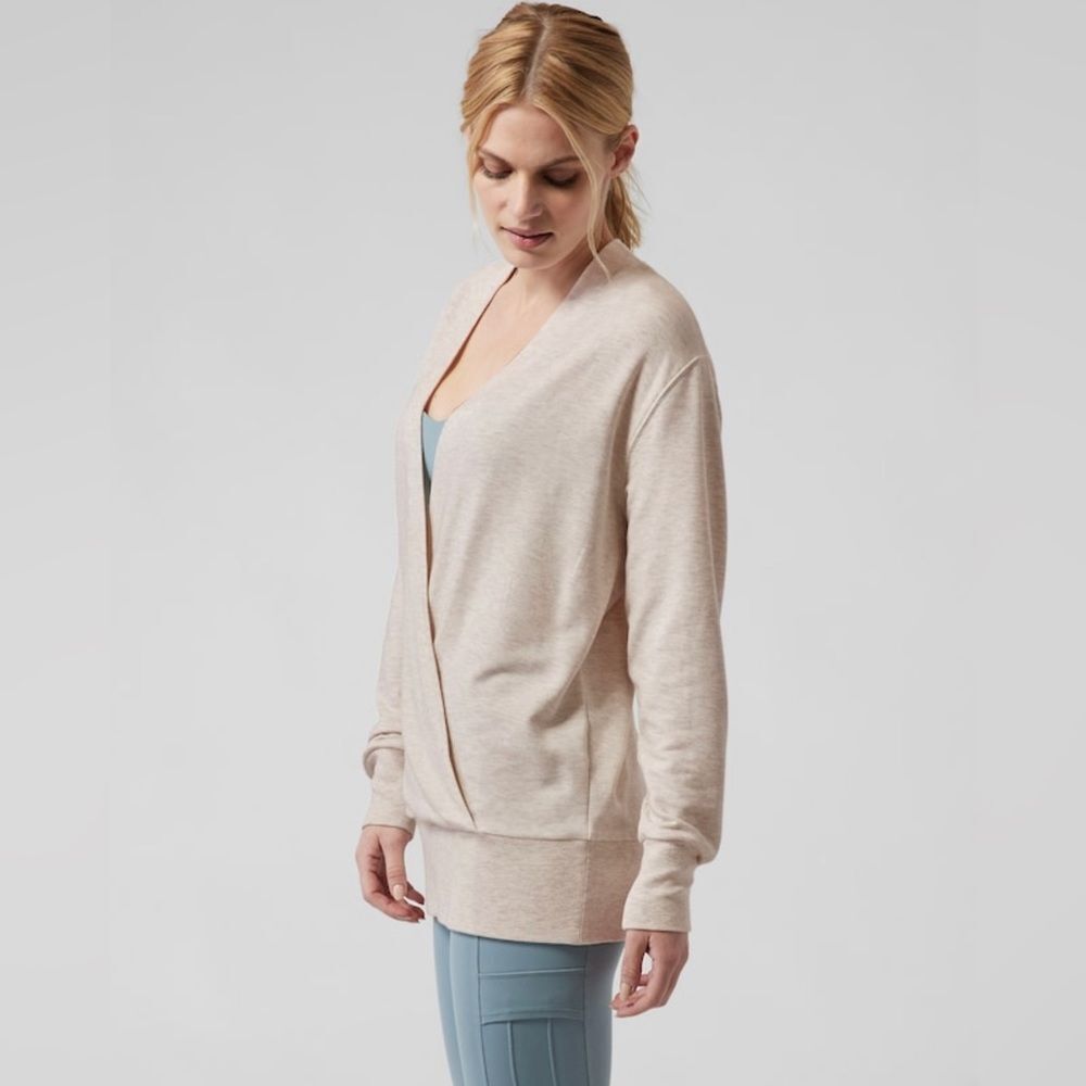 𝅺Athleta Purana Wrap Sweatshirt - Picture 9 of 9